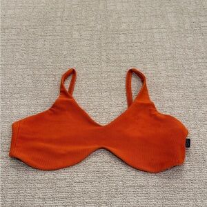 AM Tiger Friday Orange Ribbed Bralette - rarely worn